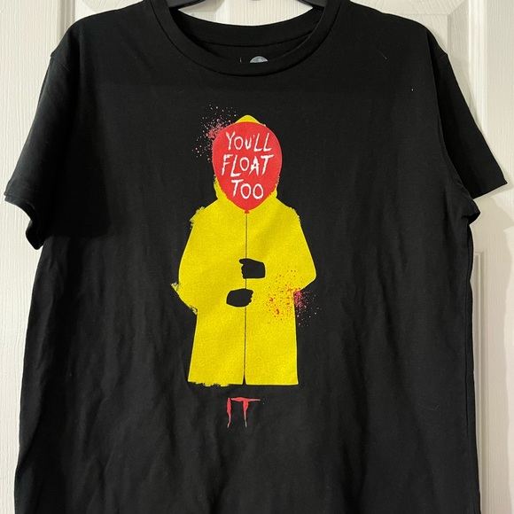 It Movie Women’s Black Shirt Medium “you’ll Float Too”. 50% cotton, 40% - Picture 7 of 15